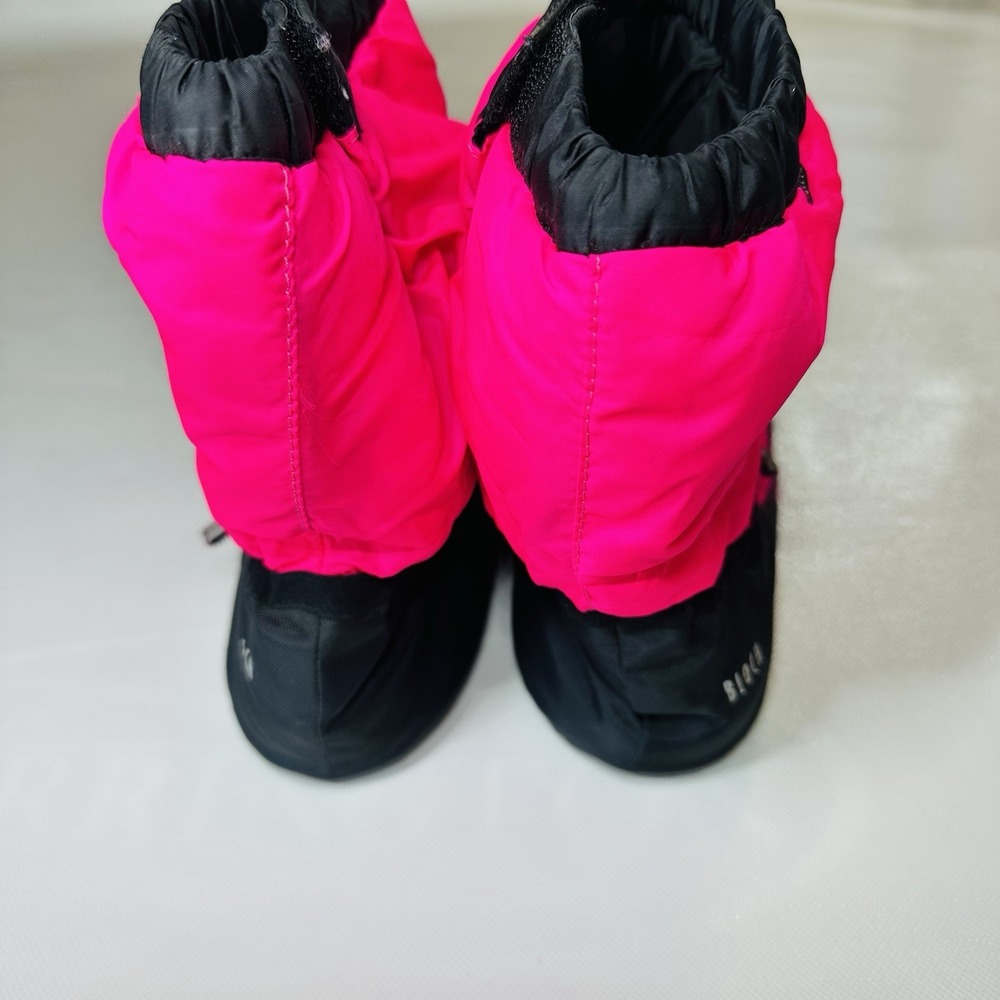 BLOCH Warm-Up Booties Kids Large Pink Black Dance Ballet Slipper Covers L Excel - Picture 6 of 12